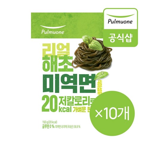 [풀무원] 리얼해초미역면 (150g)X10개, 리얼해초미역면X10개, 10개, 150g