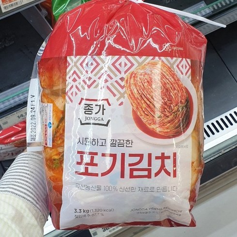 종갓집포기김치 - [종가집] 시원하고 깔끔한 포기김치, 3.3kg, 1개