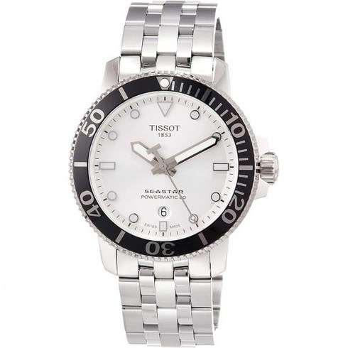 독일 티쏘 오토매틱 Tissot Herren-Uhren Analog Automatik One Size Edelstahl 87493512 308463