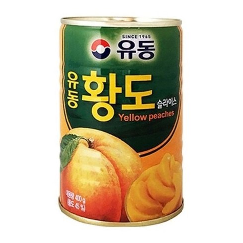 유동 황도 슬라이스, 10개, 400g