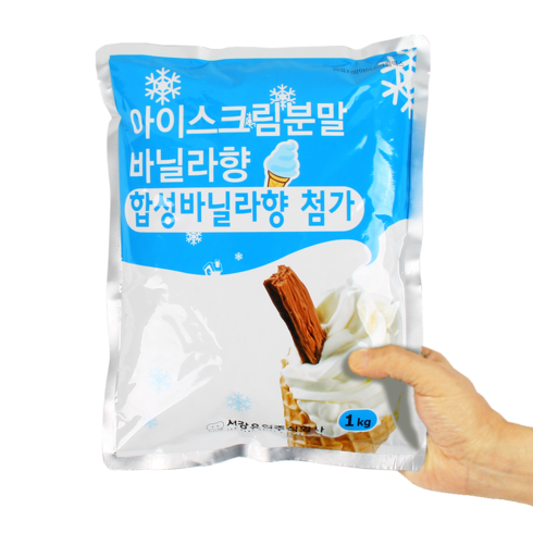 서강 아이스크림 분말 바닐라 1kg 12개입, 12개