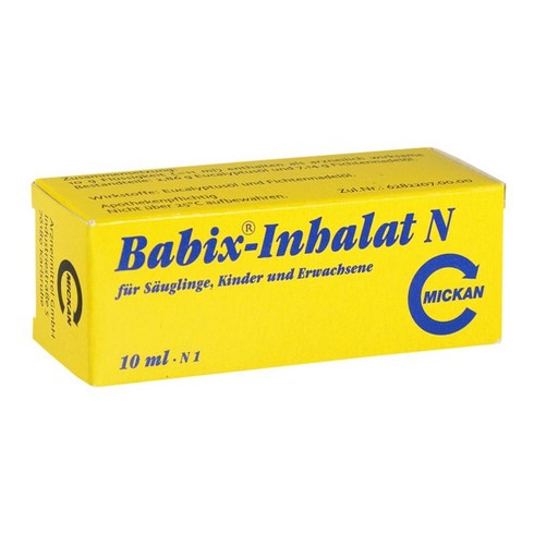 [독일 내수 정품](바비스) BABIX Inhalat N 10ml, 1개, 0.01l