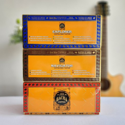 바샤커피 바차커피 Bacha coffee 드립백 종합 기프트 세트 Assorted Taster 3종 싱가포르 직배송, 12g, 25개