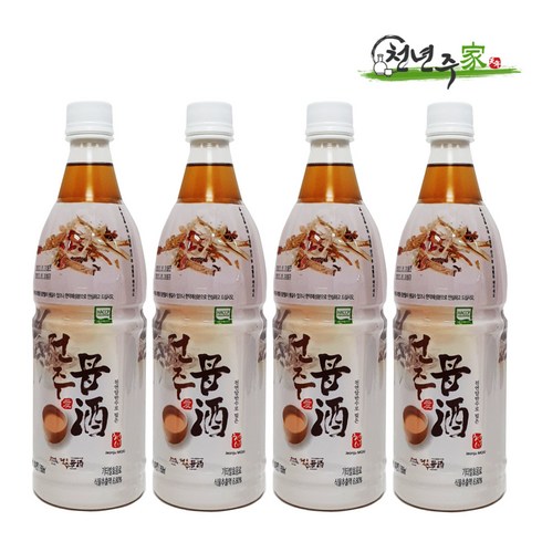 천년주가 전주모주 750ml X4개 한방음료 차 발효음료, 4개