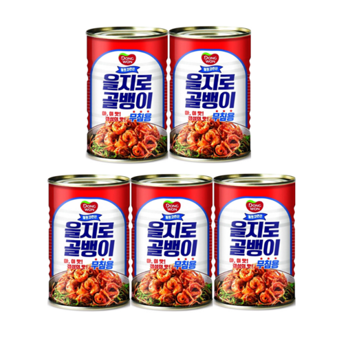 을지로골뱅이 - 동원 을지로골뱅이 진미채 300g, 5개