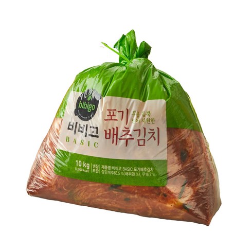 비비고베이직김치 - (냉장)[비비고]베이직 포기배추김치, 1개, 2.5kg