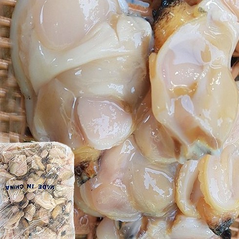 개조개살 대합조개살 냉동 / 조개미역국 조개탕, 2팩, 1kg