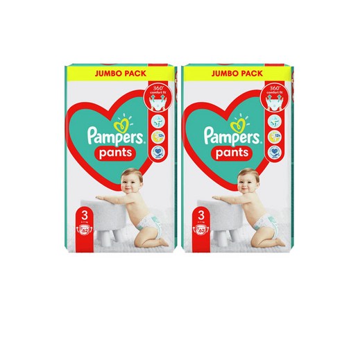 팸퍼스베이비드라이4단계 - 유럽산 베이비드라이 기저귀 팬티 형 3 4 5 6 7 단계 pampers 바우처, 팬티3단계(2매), 3단계