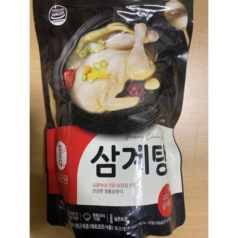 밀리원 유황먹여 키운 삼계탕 1kg*12개, 1kg, 12개