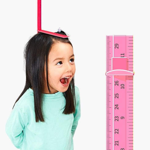 어린이키재기 - 모두달라 실용적인 온가족 어린이 키재기자 키측정기 180cm, 핑크, 1개