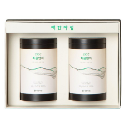 대한다업 처음 딴 차, 50g, 2개입, 1개
