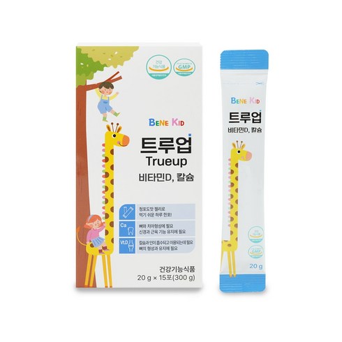 베네키드 트루업 20gX15포 1박스 비타민D & 칼슘 우리아이 키성장, 300g, 1개