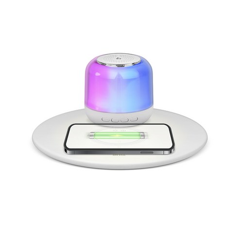 브리츠 BZ-T200BT 무선충전 겸용 무드램프 블루투스 스피커, BZ-LV1100 블랙