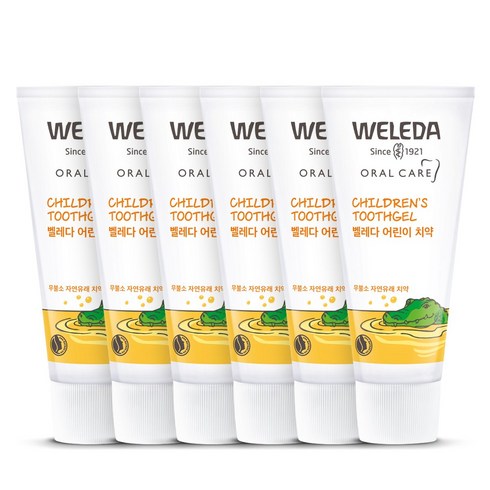 벨레다 어린이 치약, 50ml, 6개