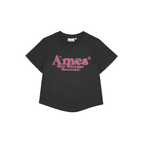 에이알씨 - 아메스월드와이드 AMES-WORLDWIDE ROUND HEM CROP TEE CH에이알씨 ARC OAL AM2EMUT520A