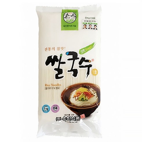 한국면가 생쌀국수 2종 세트 - 송학식품 쌀국수 1kg opp (10인분) X 15개입 BOX, 15kg, 2개