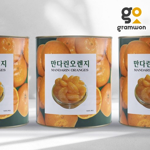 만다린귤 - 만다린 오렌지 3kg 해울찬 밀감 귤 통조림 업소용 대용량, 만다린 오렌지 3kgX6팩, 6개