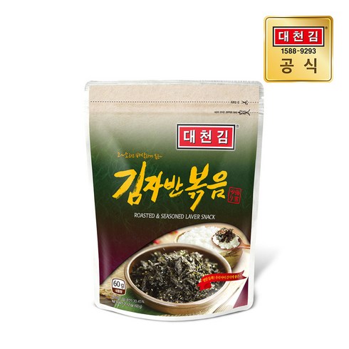 대천 김자반 - 대천김 김자반 볶음 60g 5봉, 5개, 단품