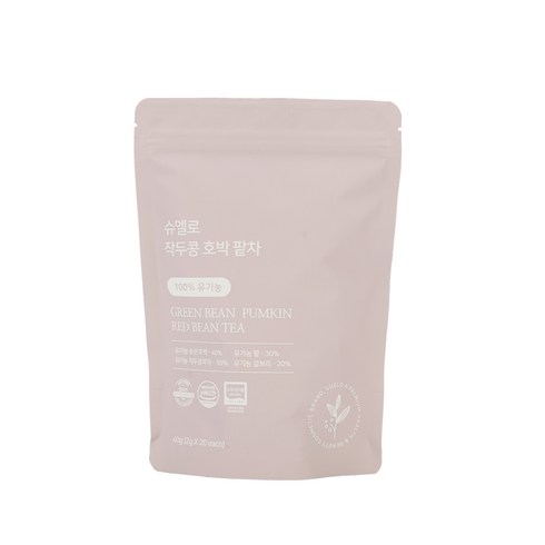 슈엘로 유기농 HACCP 붓기관리 작두콩호박팥차 붓기차 20ea x 1세트, 단품, 1개