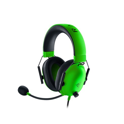 razerblacksharkv2 - 레이저 BlackShark V2 X 유선헤드셋, Razer Green, RZ04-0324