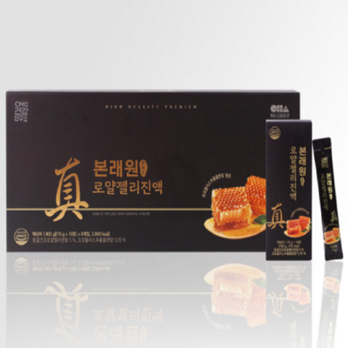 CMG제약 로얄젤리 진액 선물세트 15gx10포x6개입, 15g, 6개