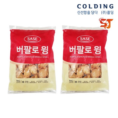 버팔로윙 에어프라이어 - 사세 버팔로윙(날개) 각 1Kg 에어프라이어 치킨요리, 2개