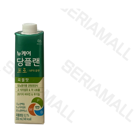뉴케어당플랜 - (당일출고) 뉴케어 당플랜 프로 곡물맛 230ML 1팩 (재고보유 00EA)