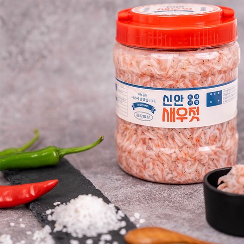 국내산 신안 새우젓 1kg x 3통 - 국산 신안새우젓, 1개, 2kg