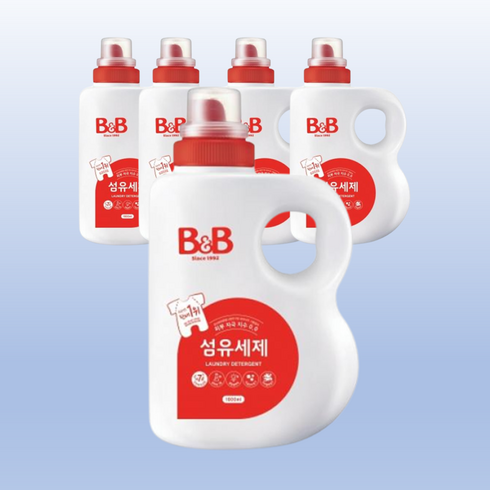 비앤비 섬유세제 본품, 1800ml, 1개