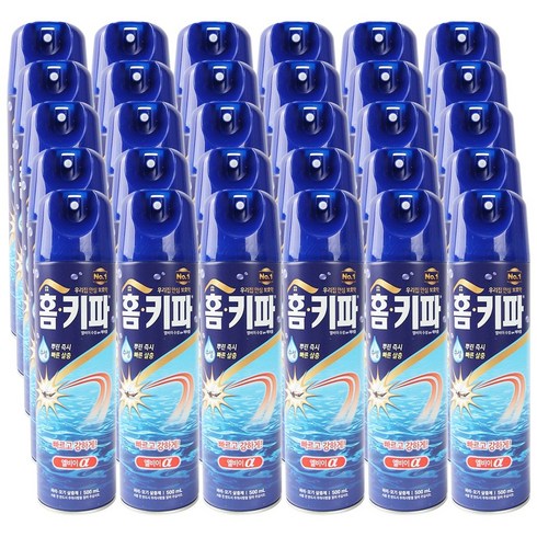 2023년 가성비 최고 에프킬라 - 홈키파 엘비이 알파 에어졸 500mL (모기 파리), 30개