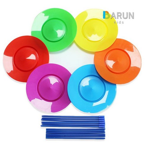 바른키즈 접시돌리기 6개세트, 본상품선택