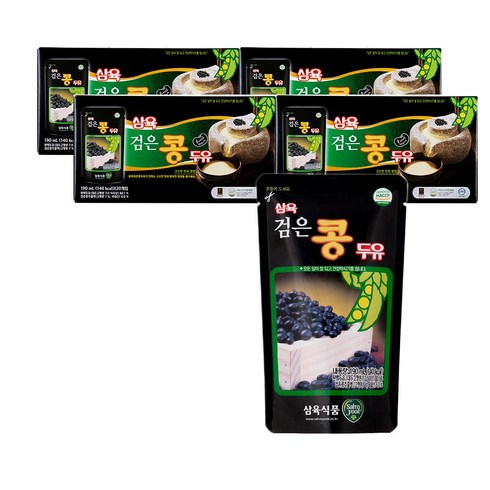 삼육두유 검은콩 두유 파우치, 80개, 190ml