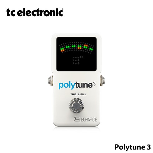 TC Electronic Polytune 3 초소형 폴리포닉 튜너, 1개