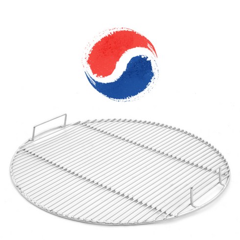 2023년 가성비 최고 화덕오븐 - 국산 원형 스텐 석쇠(39.5cm 45.5cm 56cm)훈제 그릴 전용 숯불 바베큐 캠핑용 가마솥 찜기, 1개