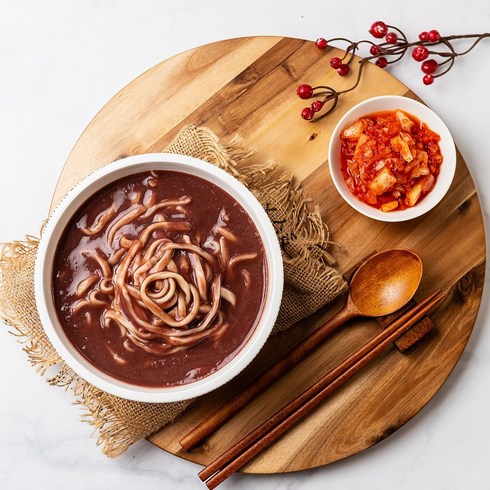 다림 팥칼국수 5인세트, 팥칼국수5인세트 (팥물 500g 5팩+생칼국수면1kg), 500g, 5개