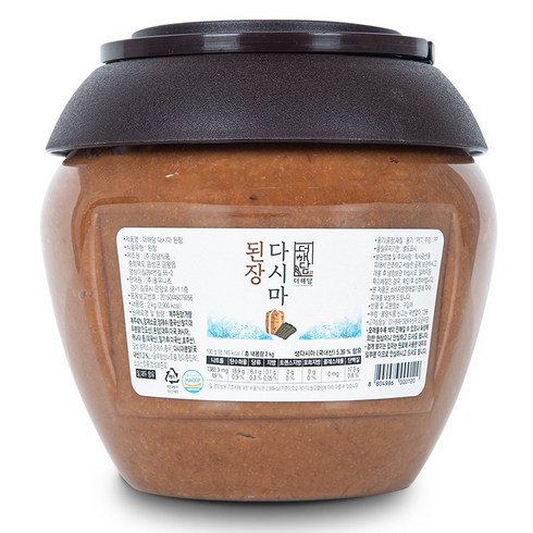 더해담 국내산 생다시마 된장, 2kg, 1개