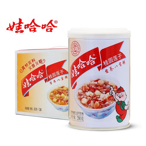 WAHAHA 와하하 팔보죽 360g 빠바오쪼우 12EA MIXED CONGEE, 1박스