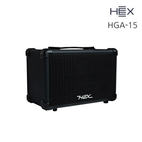 일렉기타앰프hga-15 - HEX 일렉기타 앰프 HGA-15, BK (블랙), 1개