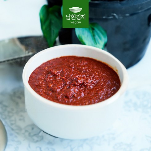 [남현김치] 국산100% 자연발효 제주 비건 Vegan 김치양념 1kg, 단품