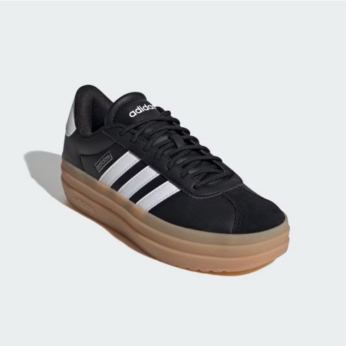 ih3081 - S마켓 NC고잔 ADIDAS 아디다스 VL COURT BOLD (IH3081) 아디다스 트렌디한 레더 블랙 굽 높은 스니커즈 만점 여성 스니커즈!