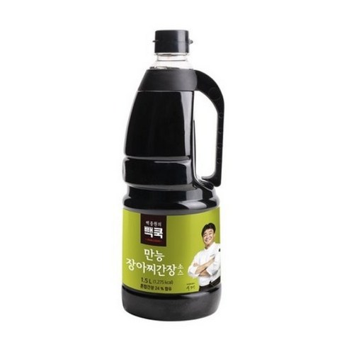 명찬 장아찌3종세트 총 8통 - 더본코리아 더본 백종원의 만능 장아찌 간장소스, 2.5L, 6개