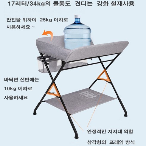 [MJTJ 기저귀교환대 갈이대 기저귀갈이대 교환매트