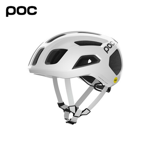 (신형) POC 벤트럴 에어 MIPS 아시안핏 자전거헬멧, 유광화이트S(55-58)(250g)