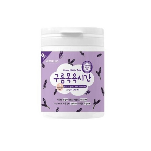 구름목욕시간 - 미스플러스 구름목욕시간 라벤더 입욕파우더 대팩, 500g, 1개