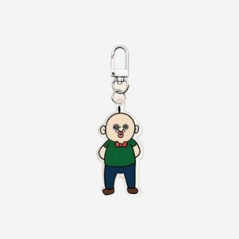 [정품] Toys & Goods 빵빵이 꽃 든 키링 Bbangbbang Flower Holding Keyring, 1개