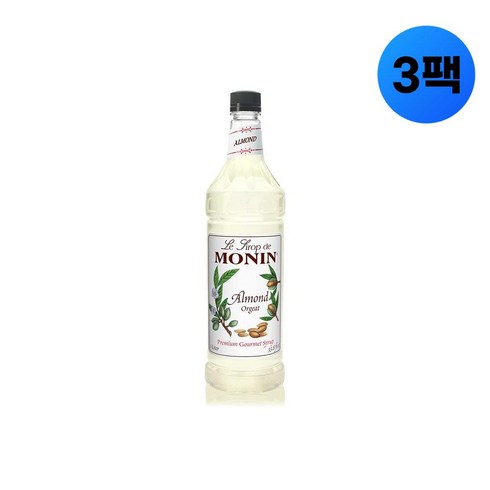 모닌 아몬드 오르자 오르쟈 시럽 1L x 3