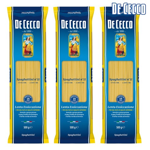 데체코 스파게티니, 3개, 500g