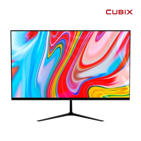 큐빅스 60.4cm (24인치) FHD LED 75Hz 사무용 게이밍 컴퓨터모니터 LE-240FM, 중소기업 24인치모니터