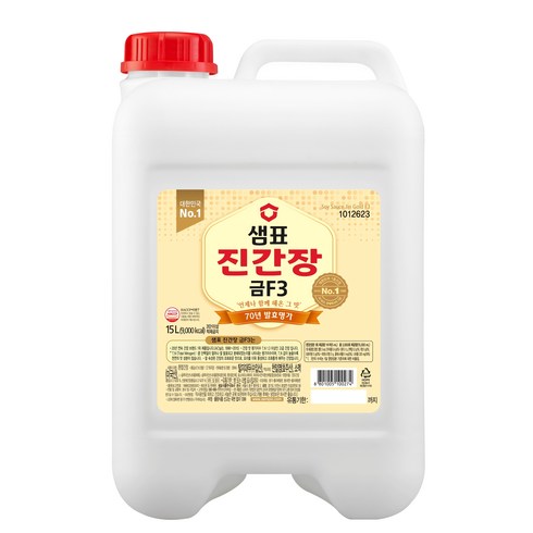 샘표진간장금f315l - 샘표 진간장 금F3 15L 대단량 말통간장, 1개