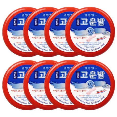 WHB 고운발 크림100g 약국전용 크림 100g 3개입 풋크림, 100g, 8개